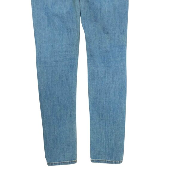 American Eagle Super Stretch Jegging Womens 8L Whiskered Distressed Ripped Denim - Picture 12 of 15